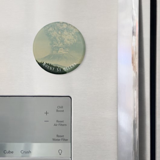 Vulkanausbruch auf dem Berg St. Helens Magnet (In Situ (Kühlschrank))
