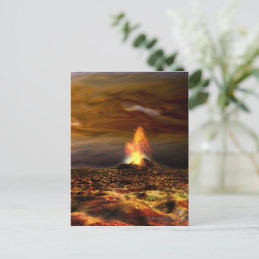 Vulkanausbruch auf Io Postkarte (Stehend Vorderseite)