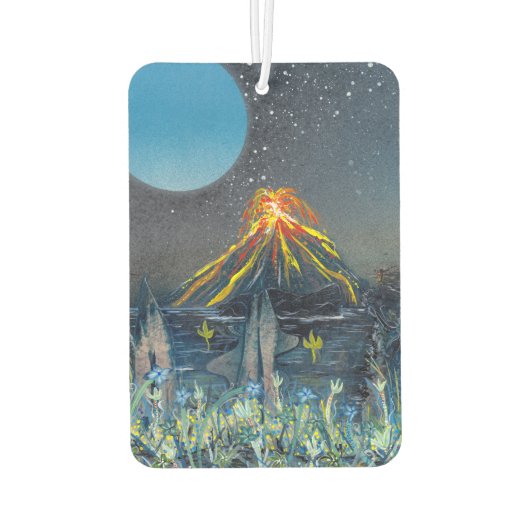 Vulkanausbruch Autolufterfrischer (Rückseite)