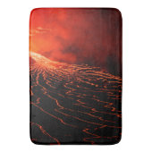 Vulkanausbruch Badematte (Vorderseite Vertikal)