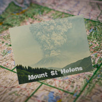 Vulkanausbruch Berg St Helens Foto