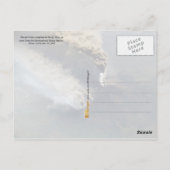 Vulkanausbruch des Ätna 2002 Postkarte (Rückseite)