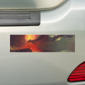 Vulkanausbruch des Vesuv (lebender Vulkan) Autoaufkleber (Auf Auto)