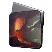 Vulkanausbruch des Vesuv (lebender Vulkan) Laptopschutzhülle (Vorderseite Links)