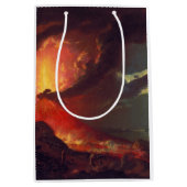 Vulkanausbruch des Vesuv (lebender Vulkan) Mittlere Geschenktüte (Vorderseite)