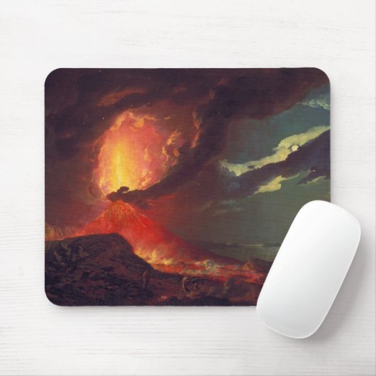 Vulkanausbruch des Vesuv (lebender Vulkan) Mousepad (Mit Mouse)