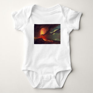 Vulkanausbruch des Vesuvs (aktiver Vulkan) Baby Strampler