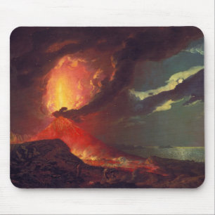 Vulkanausbruch des Vesuvs (aktiver Vulkan) Mousepad