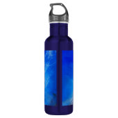 Vulkanausbruch Edelstahlflasche (Rückseite)