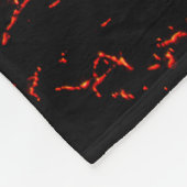 Vulkanausbruch Fleecedecke (Ecke)