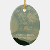 Vulkanausbruch Foto St. Helens Keramik Ornament (Vorne)