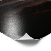 Vulkanausbruch Fotodruck (Ecke)