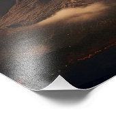 Vulkanausbruch Fotodruck (Ecke)