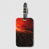 Vulkanausbruch Gepäckanhänger (Vorderseite Vertikal)