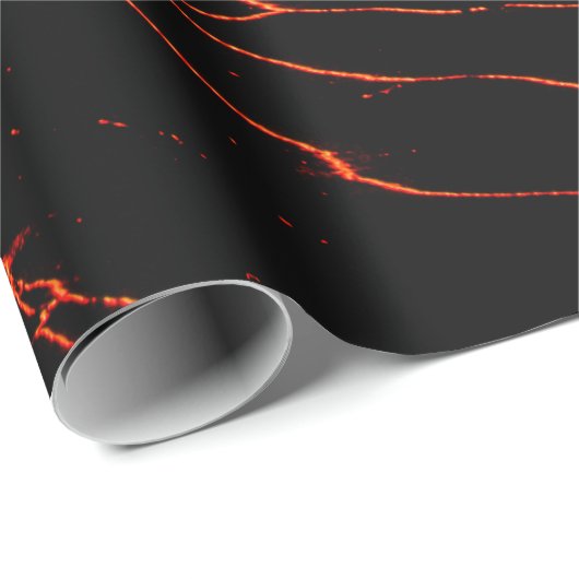 Vulkanausbruch Geschenkpapier (Rolleneckpunkt)