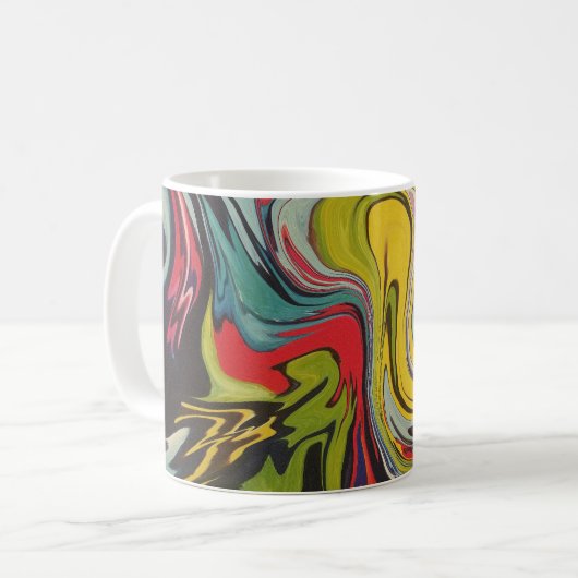 Vulkanausbruch Kaffeetasse (Vorderseite Links)