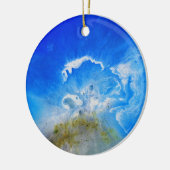 Vulkanausbruch Keramik Ornament (Links)