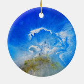 Vulkanausbruch Keramik Ornament (Hinten)