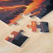 Vulkanausbruch Kinder Puzzle (Seite)
