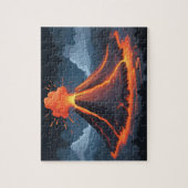 Vulkanausbruch Kinder Puzzle (Vertikal)