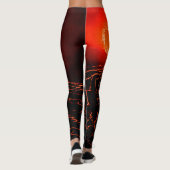 Vulkanausbruch Leggings (Rückseite)