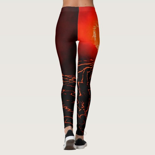 Vulkanausbruch Leggings (Rückseite)