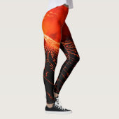 Vulkanausbruch Leggings (Rechts)