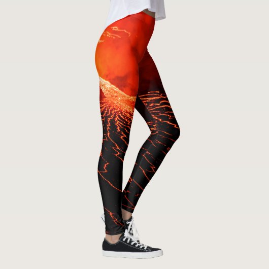 Vulkanausbruch Leggings (Rechts)