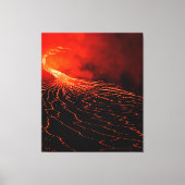 Vulkanausbruch Leinwanddruck (Vorderseite)