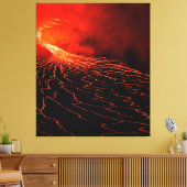 Vulkanausbruch Leinwanddruck (Insitu (Wohnzimmer))