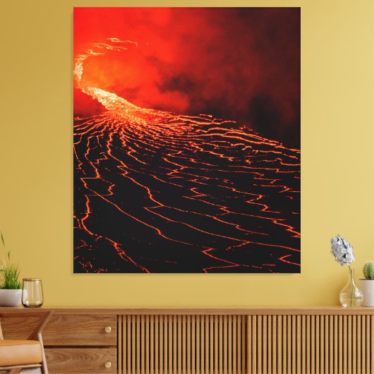 Vulkanausbruch Leinwanddruck (Insitu (Wohnzimmer))