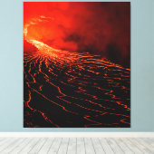 Vulkanausbruch Leinwanddruck (Insitu (Holzboden))