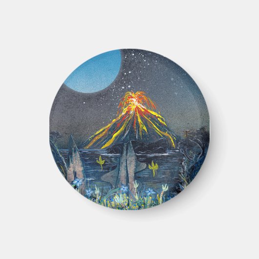 Vulkanausbruch Magnet (Vorne)