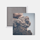 Vulkanausbruch Magnet (Vorderseite/Rückseite)