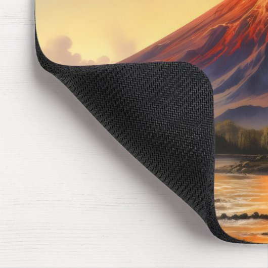 Vulkanausbruch Mousepad (Ecke)