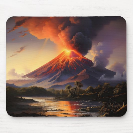 Vulkanausbruch Mousepad (Vorne)