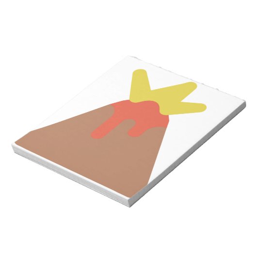 Vulkanausbruch Notizblock (Rotiert)