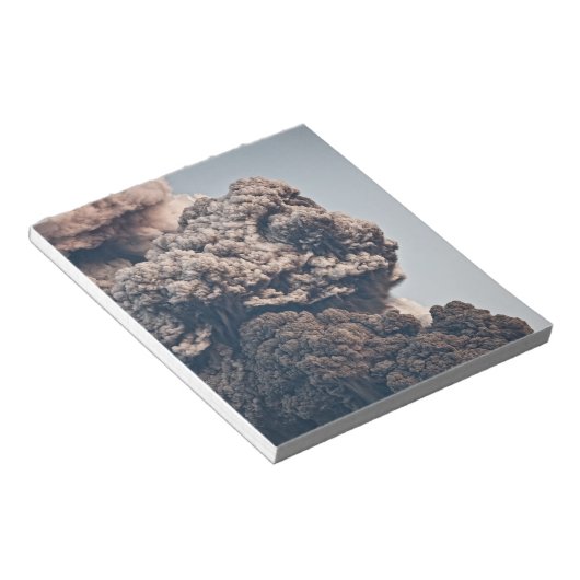 Vulkanausbruch Notizblock (angewinkelt)