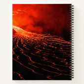 Vulkanausbruch Notizblock (Rückseite)