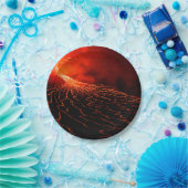 Vulkanausbruch Pappteller (Party)