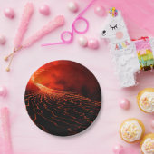 Vulkanausbruch Pappteller (Party)