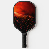 Vulkanausbruch Pickleball Schläger (Rückseite)