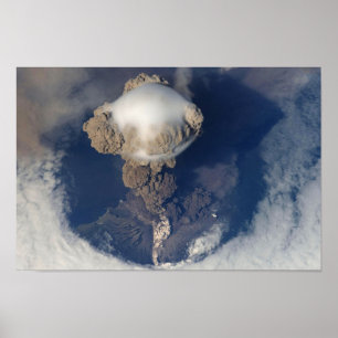 Vulkanausbruch Poster