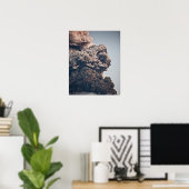 Vulkanausbruch Poster (Heimbüro)