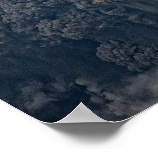 Vulkanausbruch Poster (Ecke)