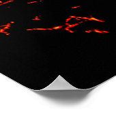 Vulkanausbruch Poster (Ecke)