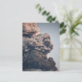 Vulkanausbruch Postkarte (Stehend Vorderseite)