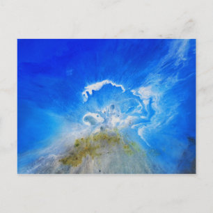 Vulkanausbruch Postkarte