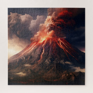 Vulkanausbruch Puzzle