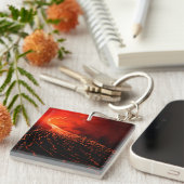 Vulkanausbruch Schlüsselanhänger (Vorderseite rechts)